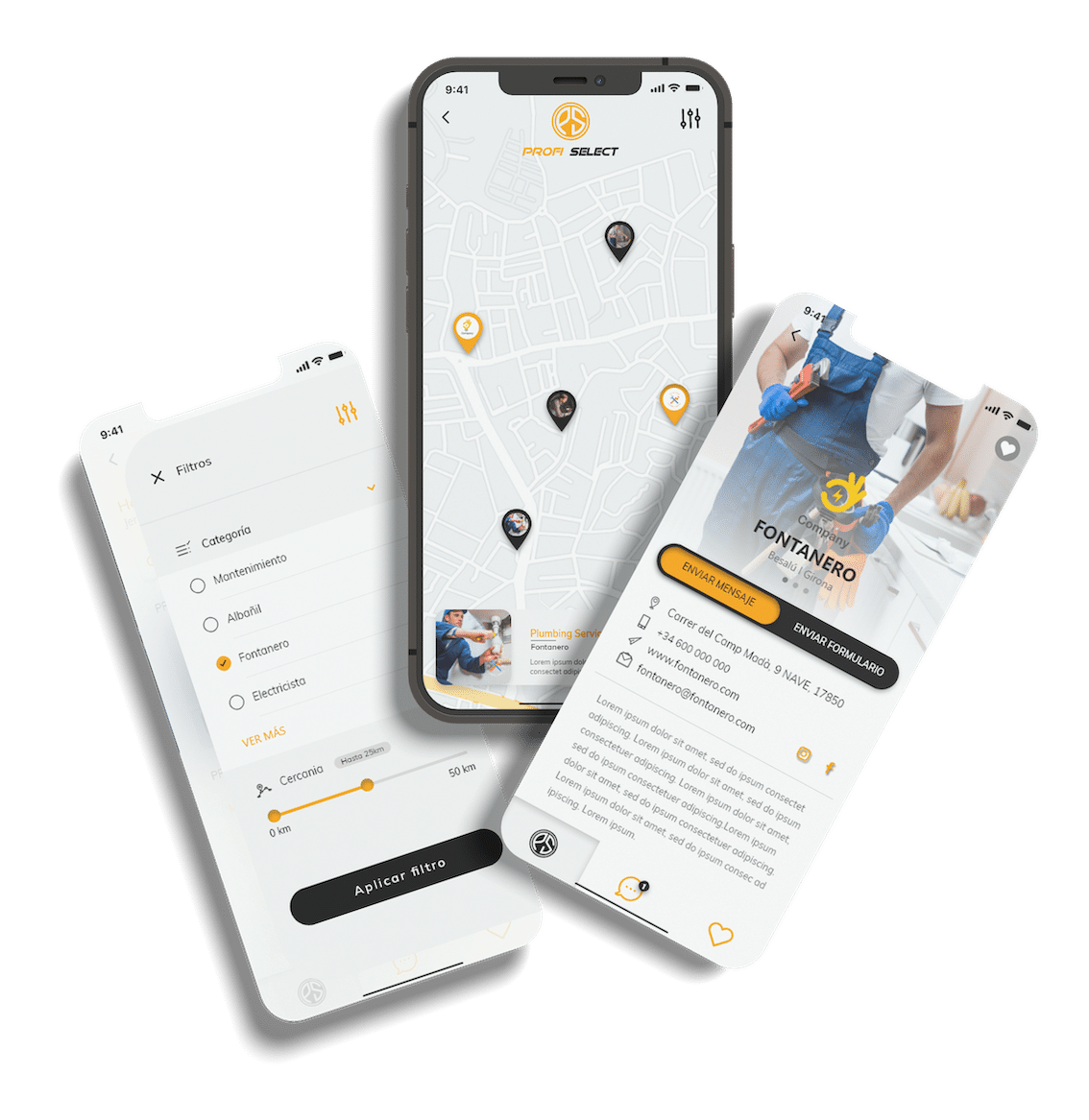 APP EMPRESAS AUTONOMOS USUARIOS PROFI NEGRO SELECT NYTELWEB DEVELOPERS
