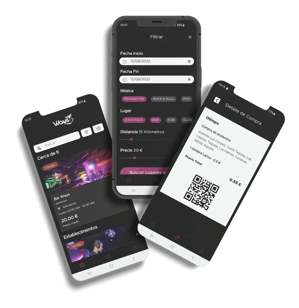 APP NEGRO EVENTOS WAYS NYTELWEB DEVELOPERS